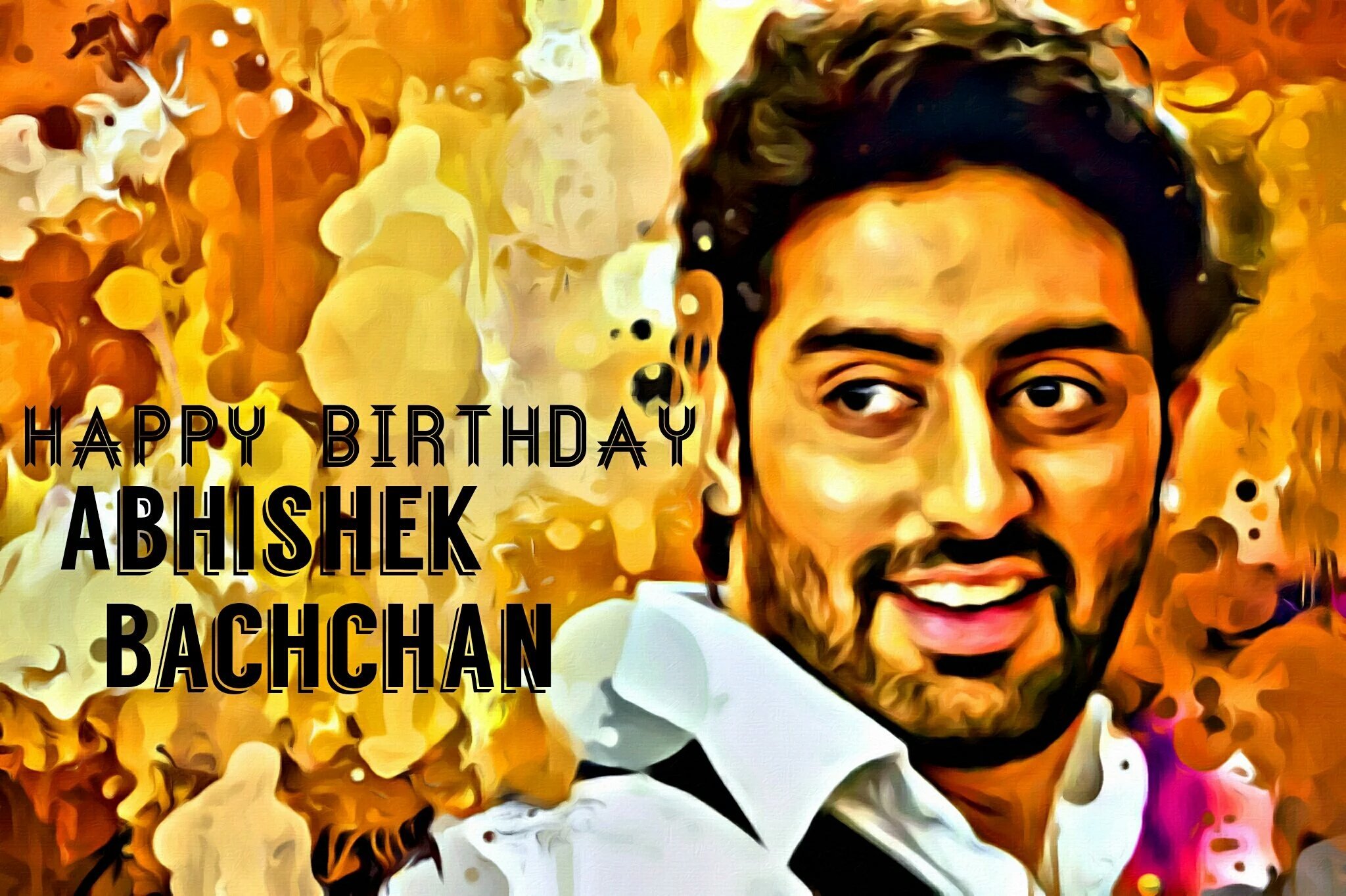  Happy birthday Abhishek bachchan 