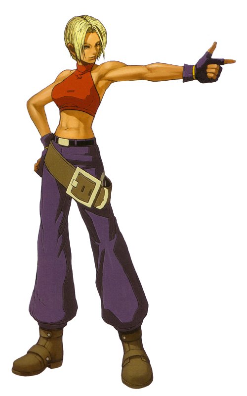 Happy birthday Blue Mary from King of Fighters, Fatal Fury 
