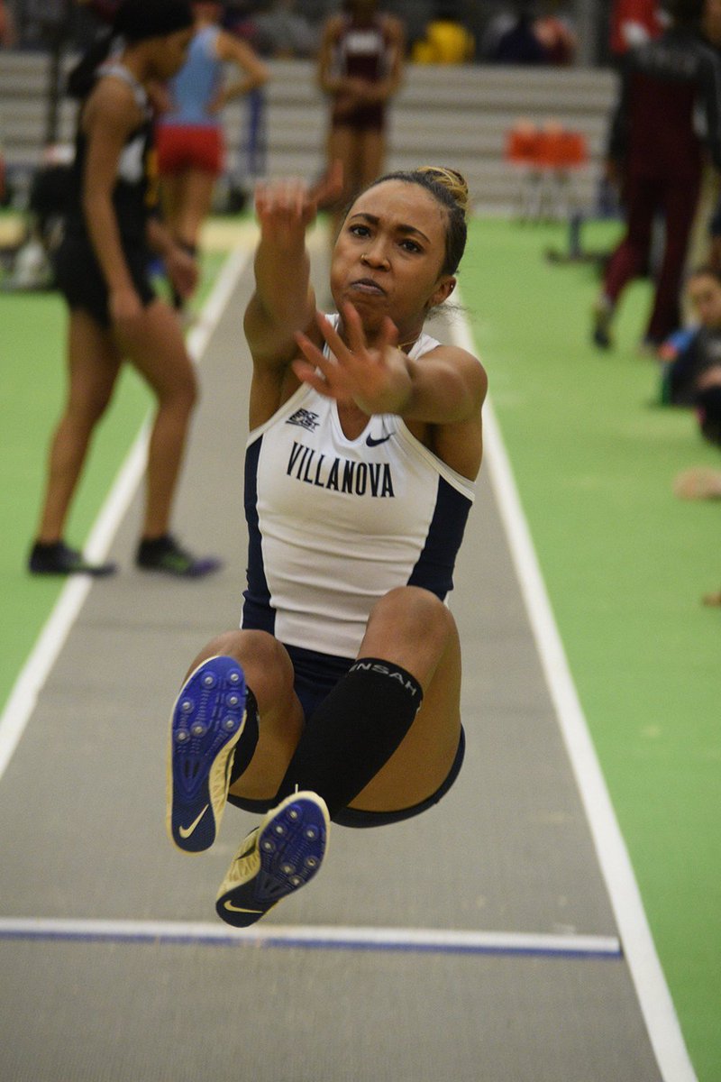 NovaTrackXC's tweet photo. Women's long jump: Ekiah Lewis jumps 5.49m to come in second overall #VUInvite https://t.co/xuiLkTLHQw