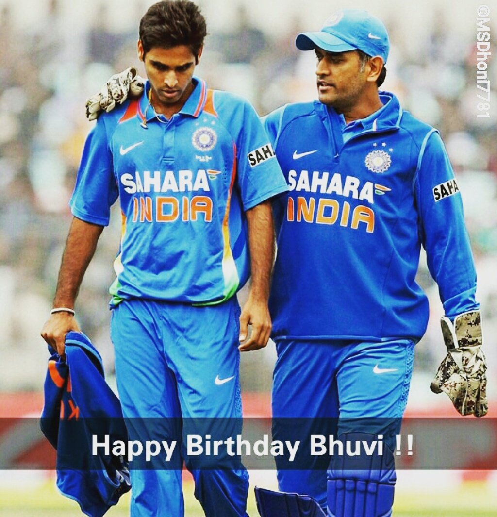 Happy Birthday Bhuvi !! 
Happy Birthday Bhuvneshwar Kumar !!  