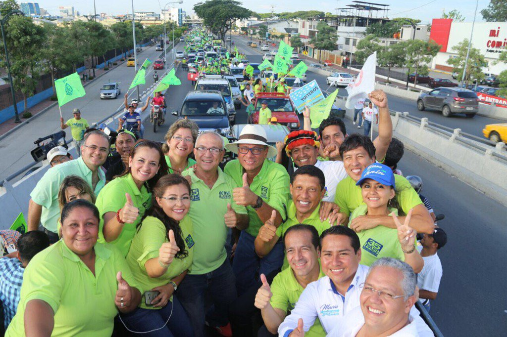 De principio a fin siempre apoyando a nuestro Vicepresidente Jorge Glas. Juntos venceremos 💚