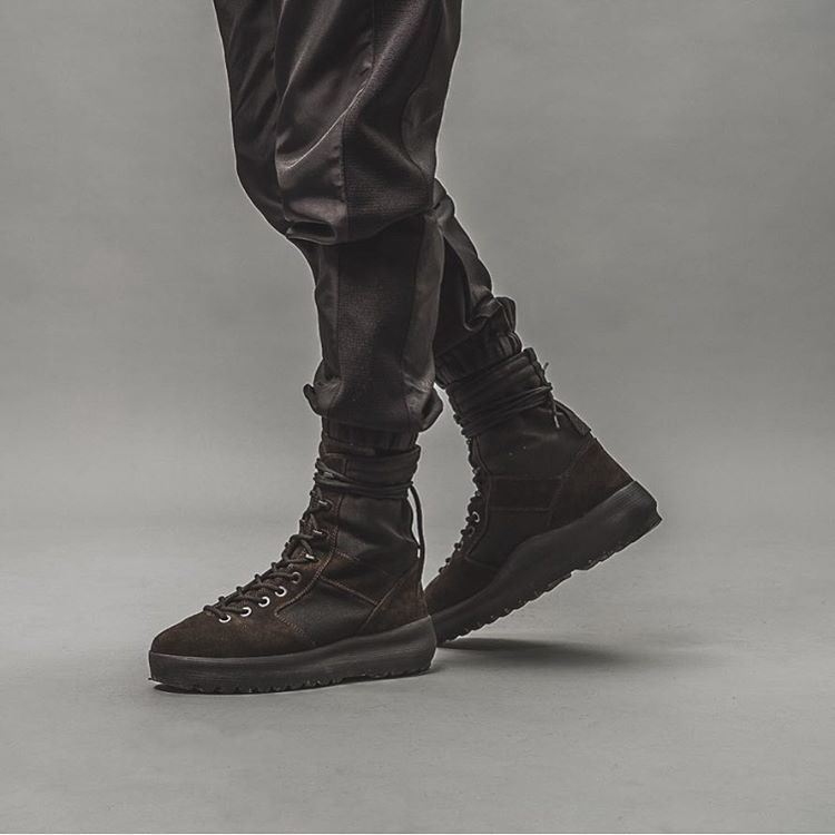 yeezy military boots black