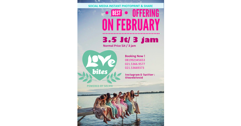 DimasFebrianP's tweet image. Photo Print kekinian untuk personal party kamu LOVEBITES Social Media Instant Photo Print (Facebook, Twitter, Instagram, Path) #photobooth