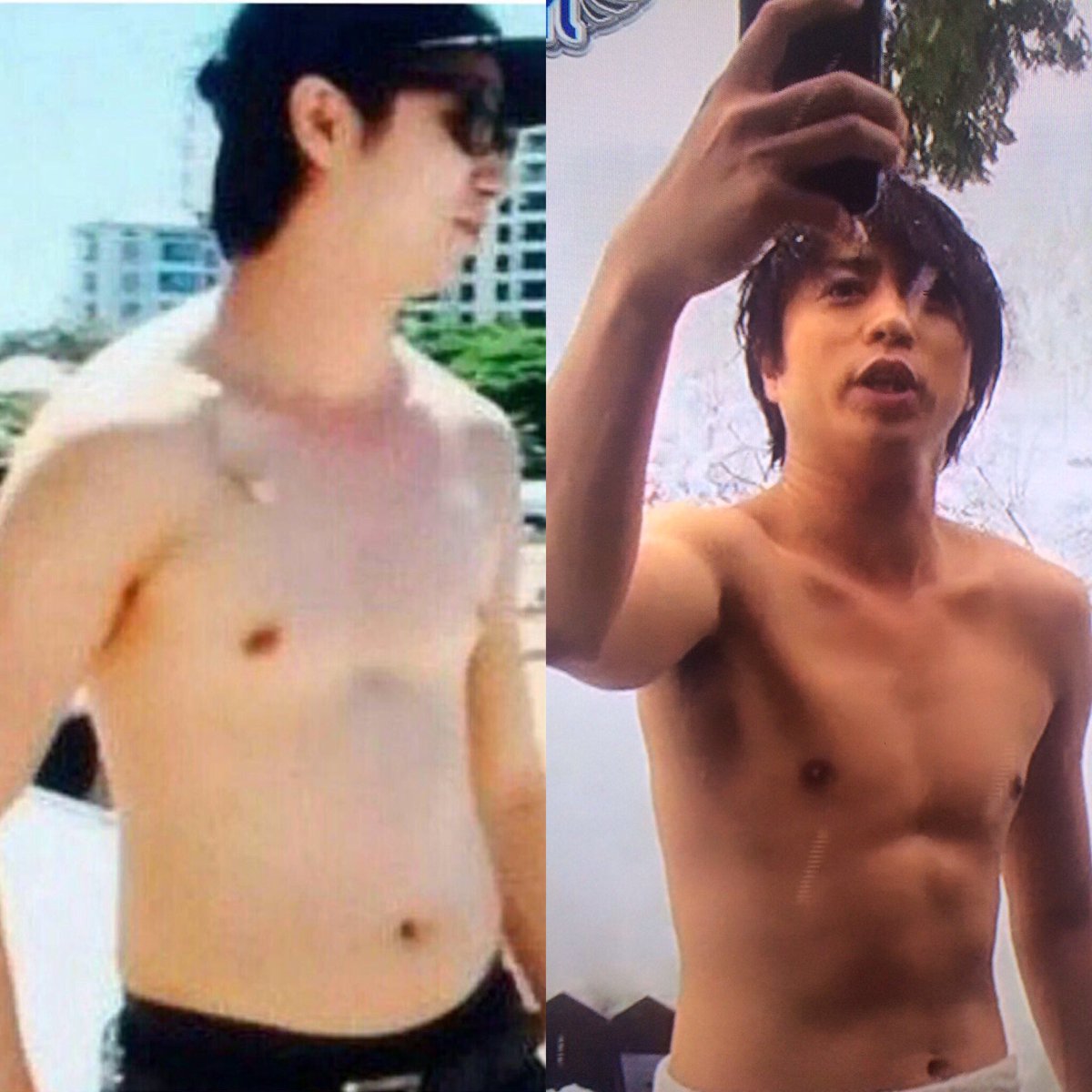 ぶんぶん 代の細っこいのに筋肉付いた翔くんの身体が物凄く好みだったけど ハワイの時の衝撃が走った中年体型からここまで絞ってくれて安心した でも やっぱり私はガチガチな筋肉よりしなやかな身体が好み 伊野尾くんには永遠に筋トレしないで欲しい ぶんぶん 代の細っこいのに筋肉付いた翔くんの身体が物凄く好みだったけど ハワイの時の衝撃が走った中年体型からここまで絞ってくれて安心した でも やっぱり私はガチガチな筋肉よりしなやかな身体が好み 伊野尾くんには永遠に筋トレしないで欲しい