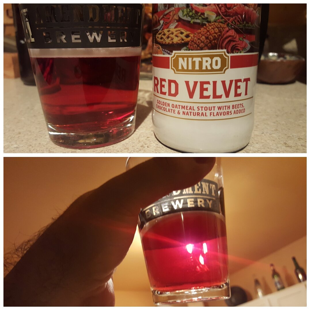 chopandbrew's tweet image. .@BPbrewing Red Velvet, tastes like what it says it will. Some roast, chocolate, vanilla. Oddly pleasant dessert beer. #BeetsByDre