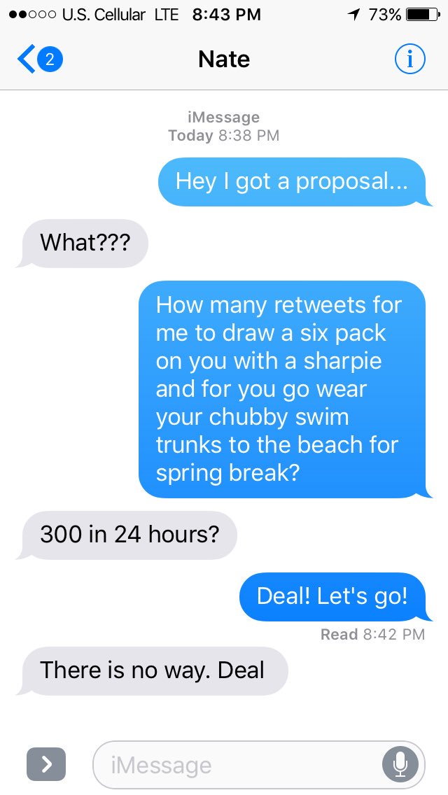 KueterChase's tweet photo. Help me out! You guys know what to do! https://t.co/n1HNGmj5Qg