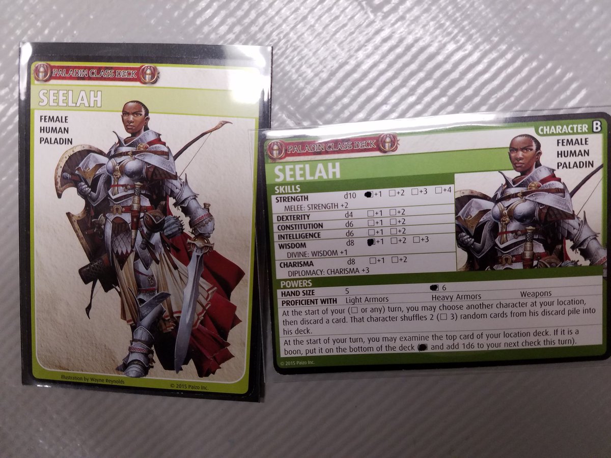 blerdwords's tweet photo. Playing #Pathfinder Adventure Card game at #FlintCon #imapaladin #nerdlife @paizopublishing https://t.co/c3p7uT9ut3