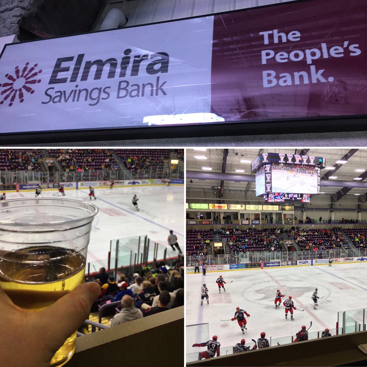_Ryan_Realtor_'s tweet photo. Special thanks to #elmirasavingsbank for a great night "on ice". #mortgagelender 
@JackalsHockey #realtorlife #ryanrealtor #hockeystuff https://t.co/SpGcjZ1e0F