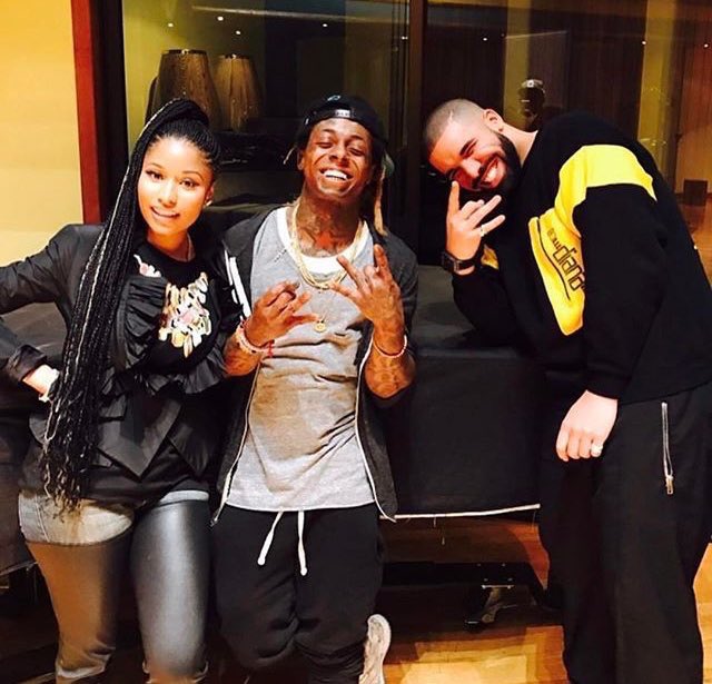 Nikki , Drake &amp; Wayne expect some fire 🔥soon ...