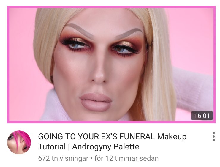 EvelineBlomfeld's tweet photo. Älskar att alla YouTubes BA "valentines make up tutorial 😍😍💕❤️" and then there's jeffree https://t.co/ZBfgeADlS8