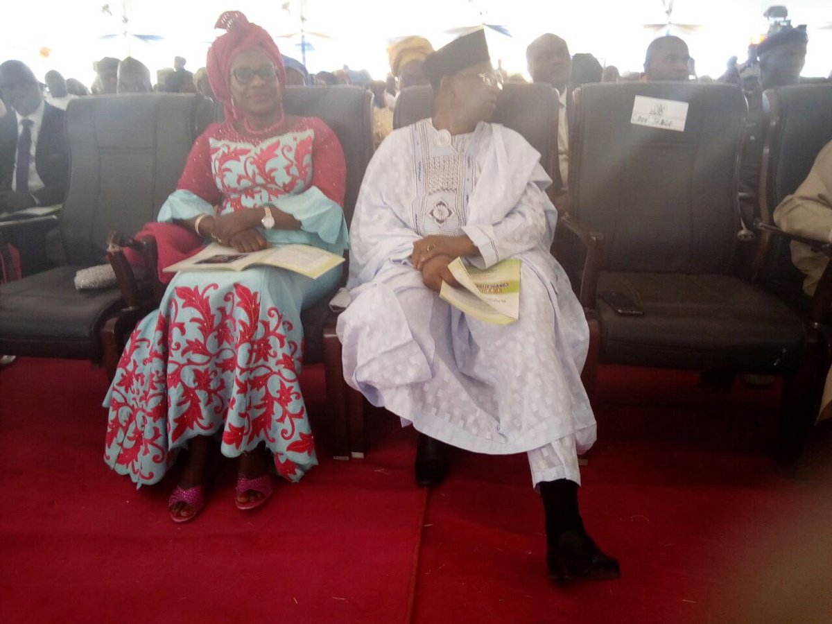KBStGovt's tweet photo. Kebbi state gov Atiku Bagudu &amp; @AWTambuwal attend First Plateau state university Convocation. @Prof_AJega honoured.  #PlasuCONVOCATION https://t.co/6d9sYAcB5z