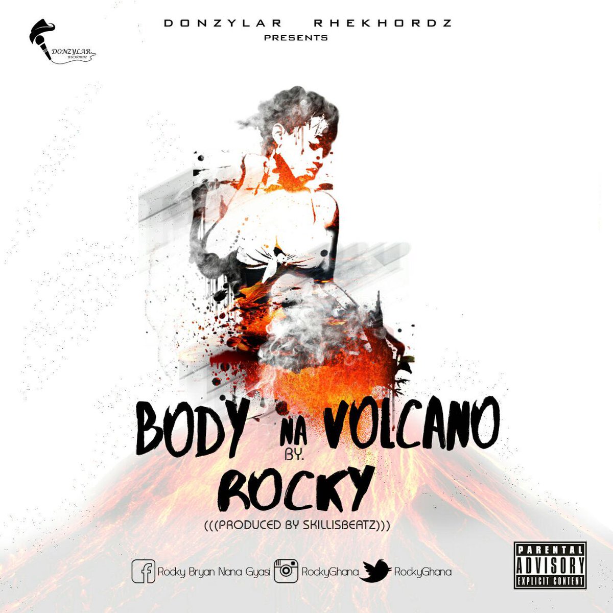 DRechordz's tweet photo. Another banger is ready to be release, watcha ! Song &amp; title #body_na_volcano by #Rocky produce by #SkillisBeatz #Donzylar_Rhekodz https://t.co/UULD7R8B6F