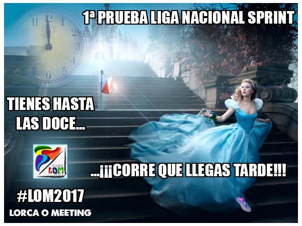 LorcaOMeeting's tweet image. Tras el primer baile de #Orientación nacional llega LE Sprint WRE Lorca O Meeting. A las doce acaba el plazo de inscripción. #BuscaTuReto