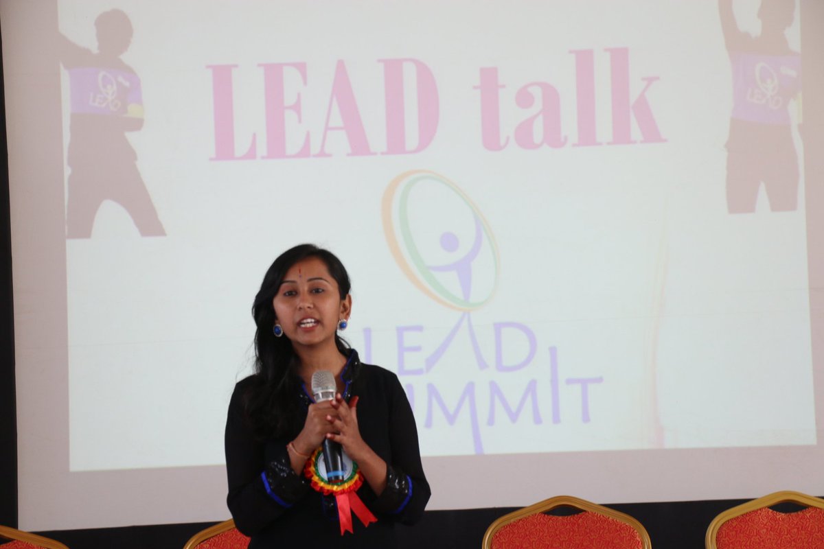 dcseLEAD's tweet photo. Third LEAD talk was delivered by Ms.Sumiran Nagla from Nishita Degree college, Nizamabad.

#LEADSummit2017 https://t.co/VIQUbmTDm9