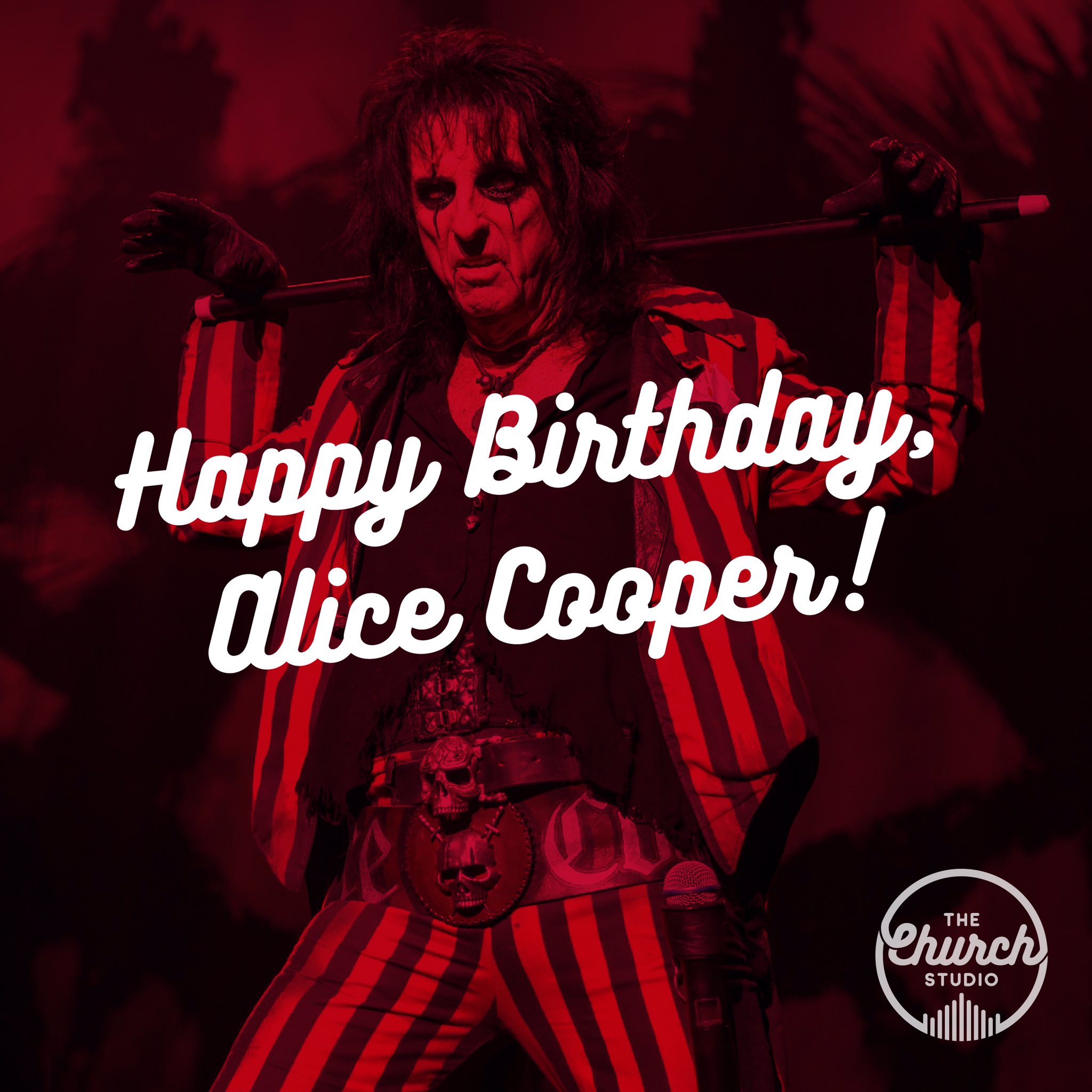 Happy Birthday to Alice Cooper, \"The Godfather of Shock Rock\". 