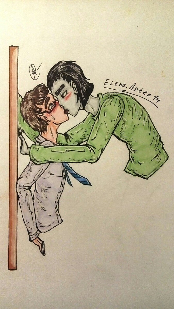 ElenaArter14's tweet photo. #art #Pal_Palych #Bill #BiPal #yaoi #kiss
Third Shipping. Again, continuation slash. https://t.co/5pa0WZwqCL