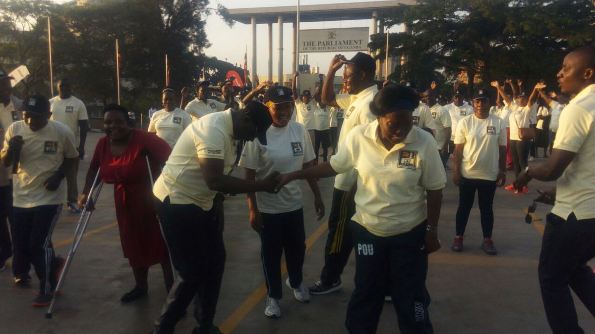 ntvuganda's tweet photo. #ParliamentWeek2017 starts off with a fundraising walk for albinos https://t.co/h9Efzqbrqq