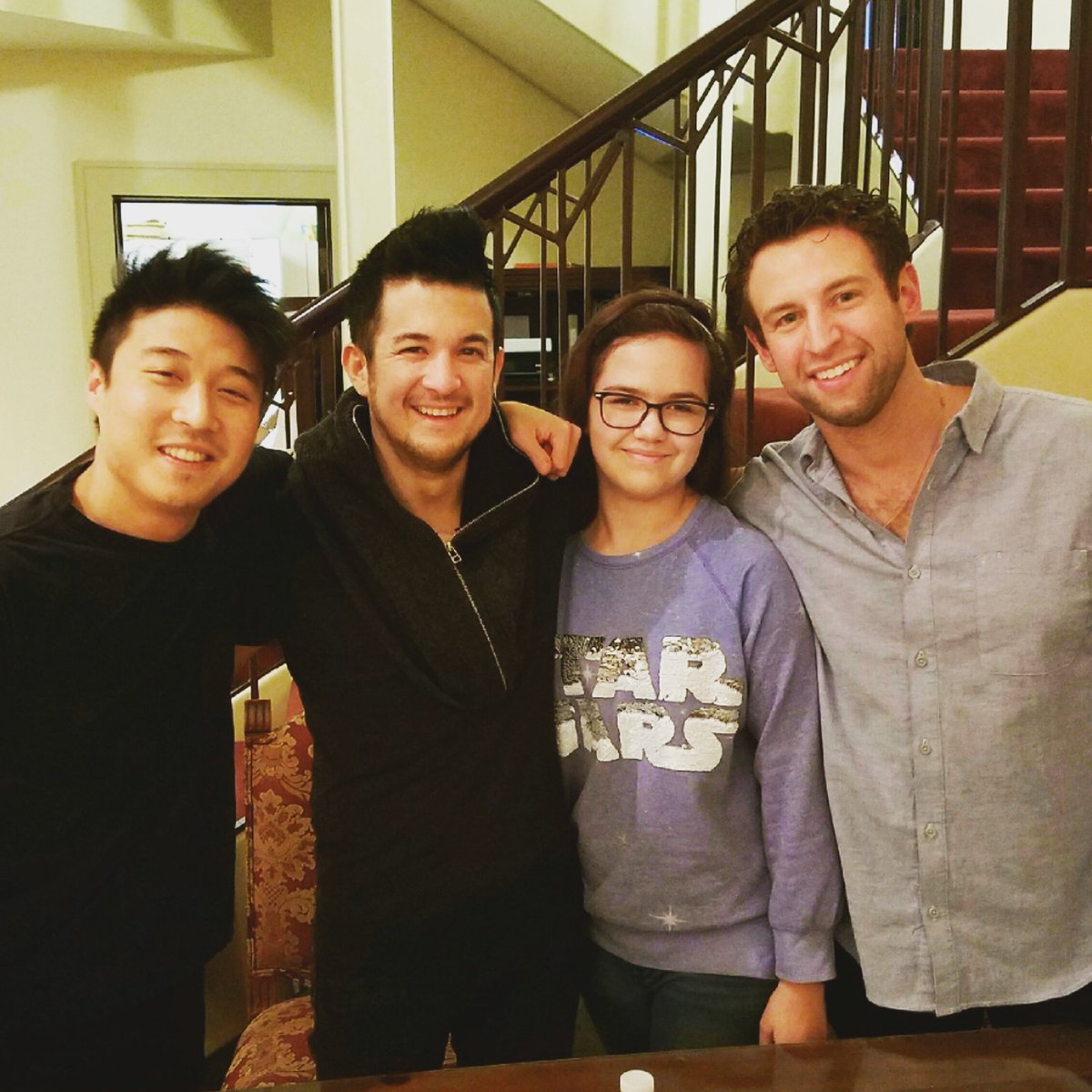 lddcw's tweet image. My violinist daughter and #TimeForThree  #Tf3  awesome group!