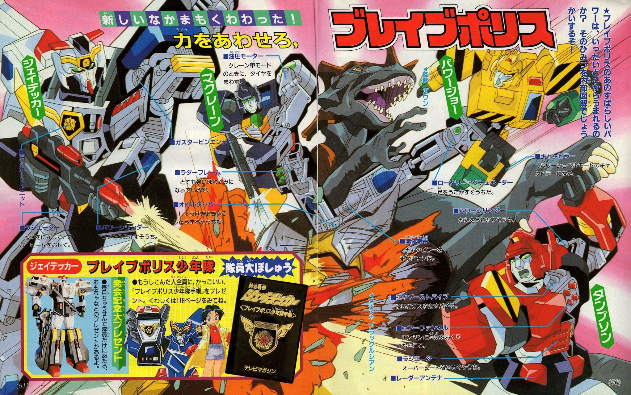 ラクメキアそーさい 新井博之助 در توییتر 今日は何の日 1994 2 5 勇者警察ジェイデッカー 放送開始記念日 テレビマガジン1994年5月号より ブレイブポリス少年隊 手帳全員プレゼントという 少年仮面ライダー隊やマジンガーズクラブの伝統がここに生きていた