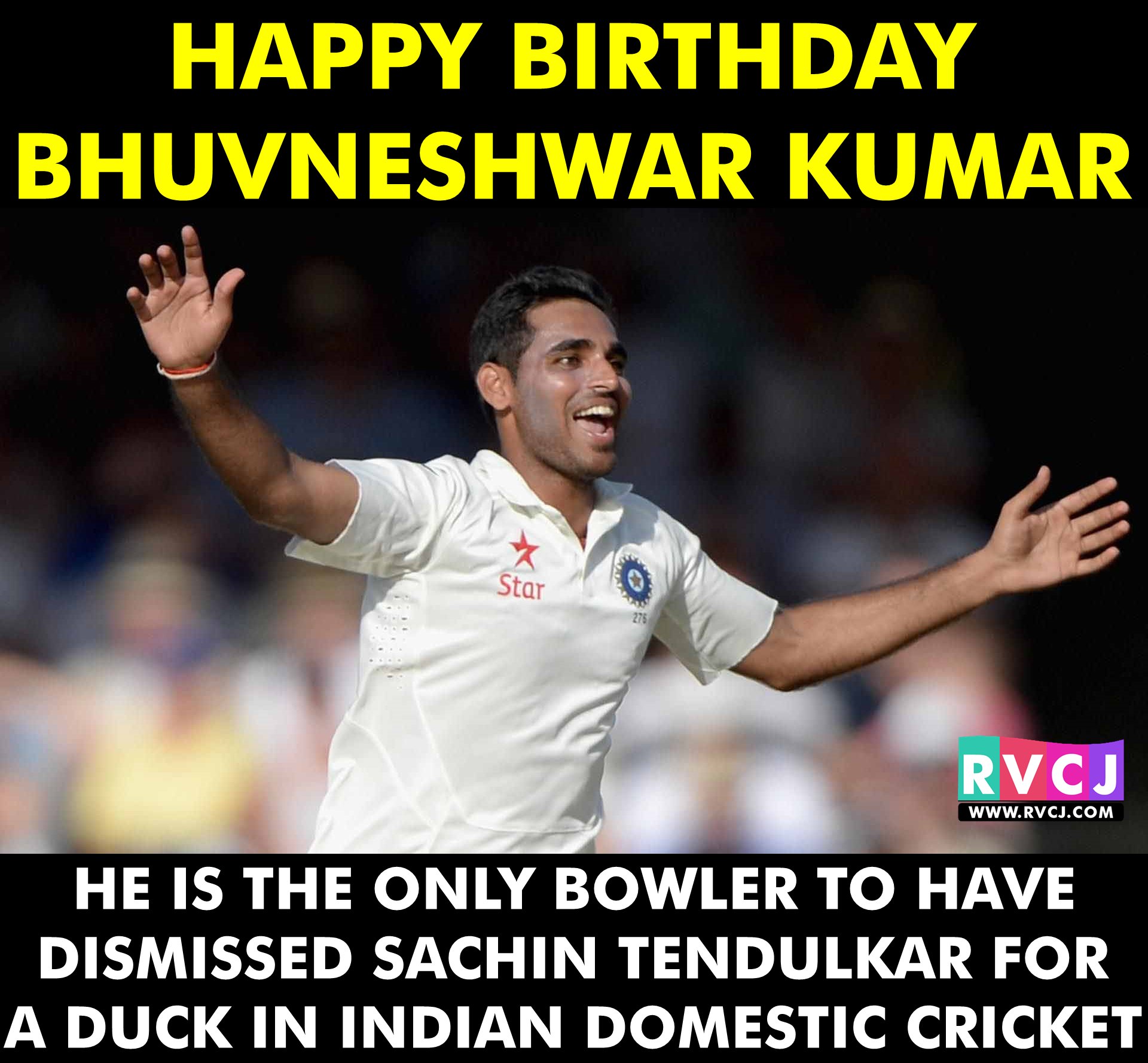Happy Birthday Bhuvneshwar Kumar 