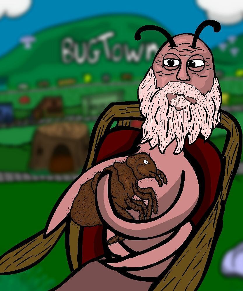 GastroTheSnail's tweet photo. I don't even know what kind of fucking bug this guy is, but Gimphur just loves pets! Watch… https://t.co/RPjZFrm6ao https://t.co/Slt8N3GUW8