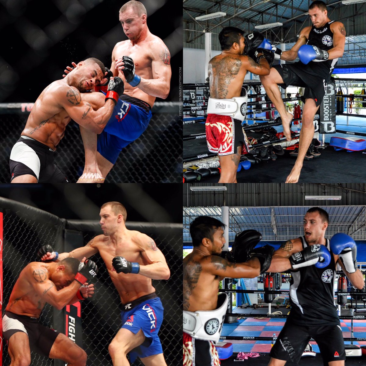 PhuketTopTeam's tweet photo. BIG UP's @JamesVickMMA #Texecutioner with the @ufc 🎮 trademark moves #JumpKnee to #BraboChoke an Honor having Vick here ahead of this fight https://t.co/IS5szJRs9X
