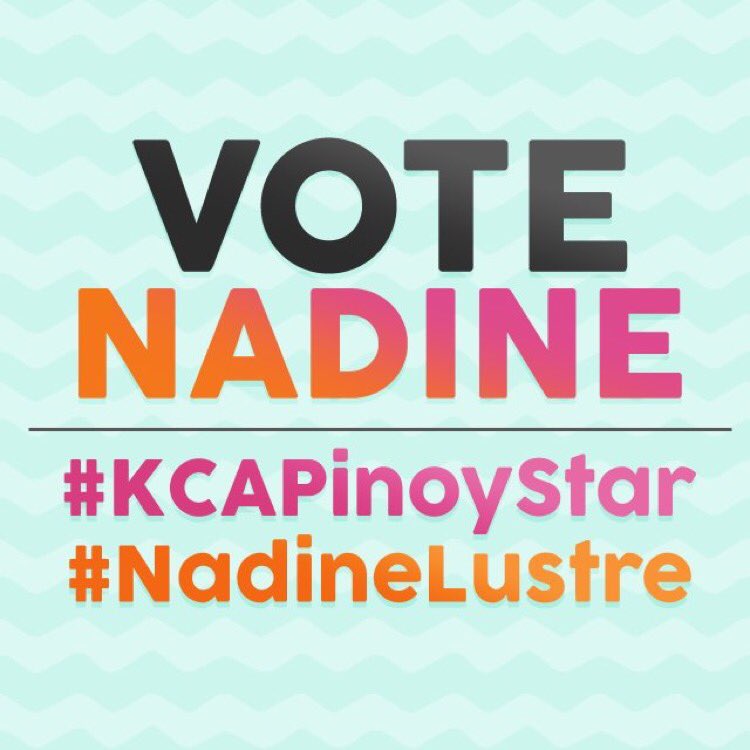 TeamMarkusPH's tweet photo. Team Markus is voting for #NadineLustre for #KCAPinoyStar 💪 https://t.co/jcB5ladXxb