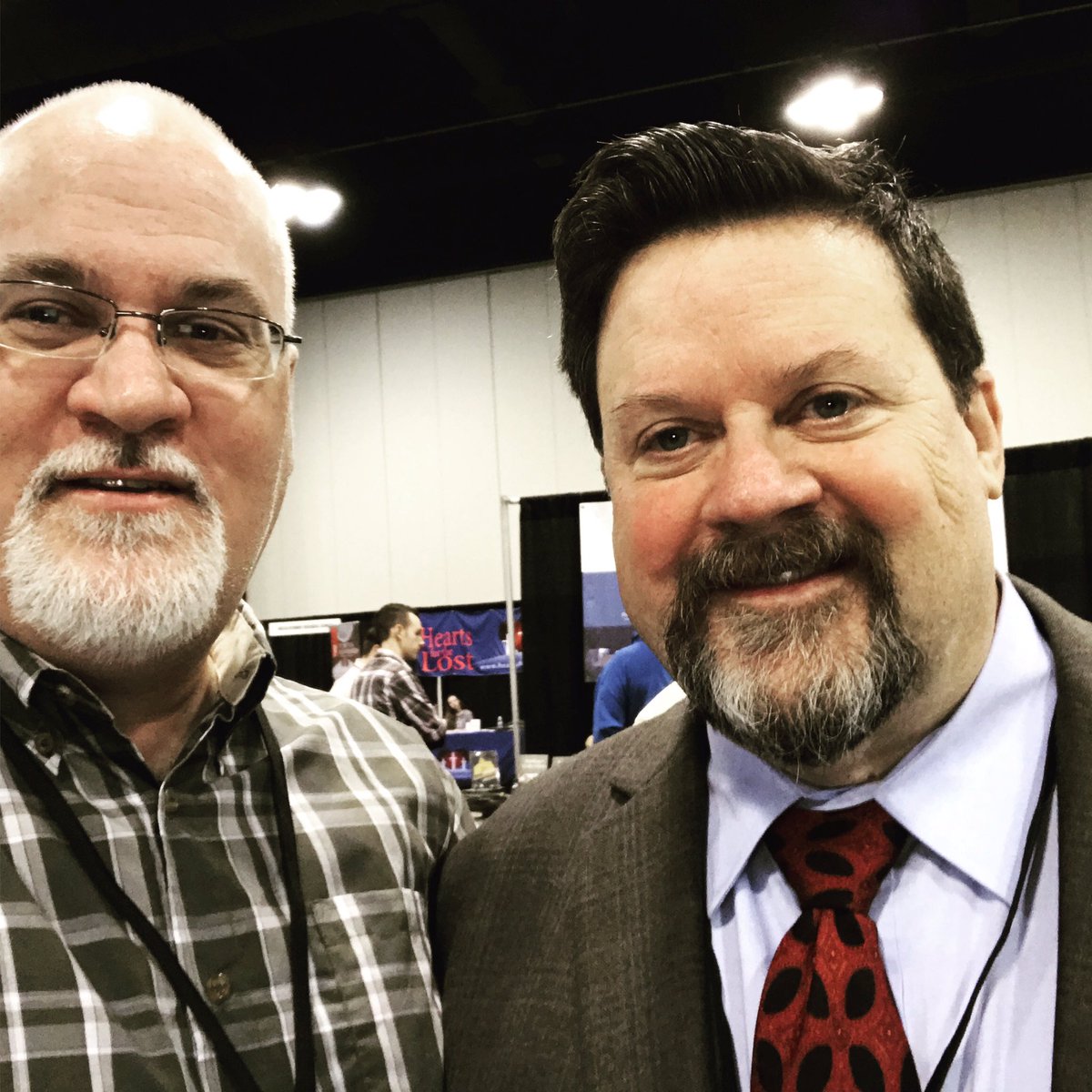 Biblethumpingwi's tweet photo. My new best friend @Phil_Johnson_ #g32017 https://t.co/rcKBdvoUaN