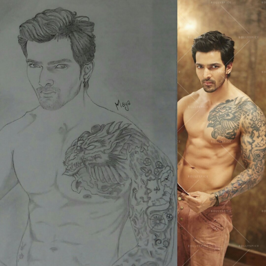 Maya Tamang on Twitter harshaactor Magic of SanamTeriKasam is still  on Happy Anniversary Here is the gift for you Can I know the  meaning of Tattoo httpstcoeuAoFOAobr  Twitter