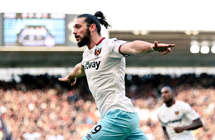 Andy Carroll has scored each of his last 5 shots on target in the Premier League.
