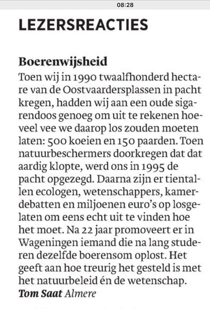 Wingssprayer's tweet photo. Boerenwijsheid krijg je mee; het zit in je genen, daar hoef je niet voor te studeren blijkt weer eens 🤔 https://t.co/wKGQSgl3fT
