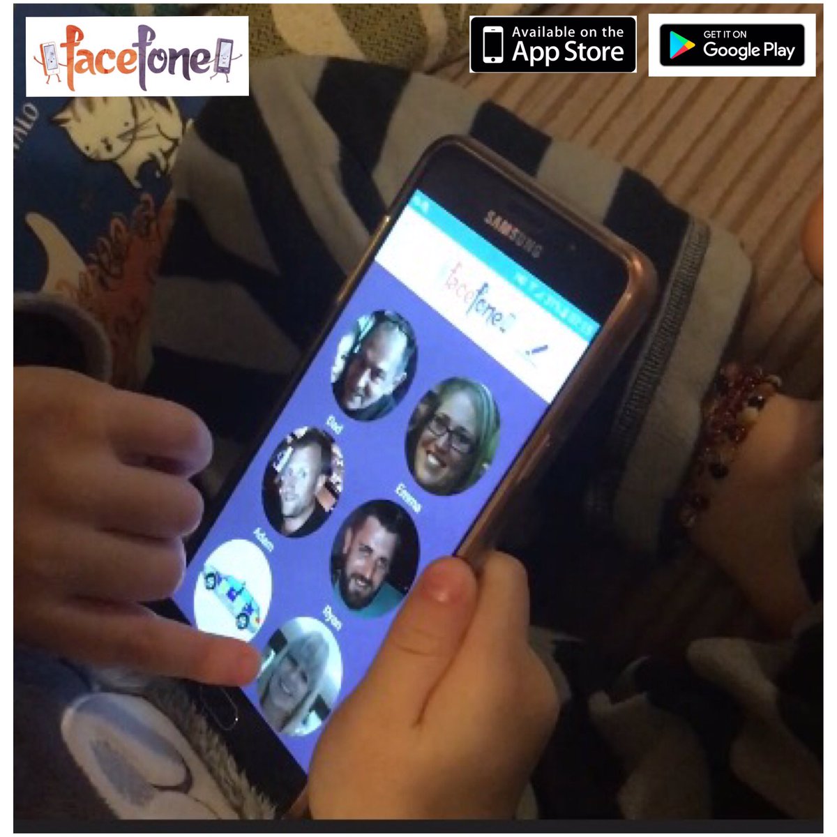 FaceFoneUK's tweet image. @GurgleUK 2yr old boy showing how simple and effective FaceFone is to use for a child which could potentially save a loved ones life