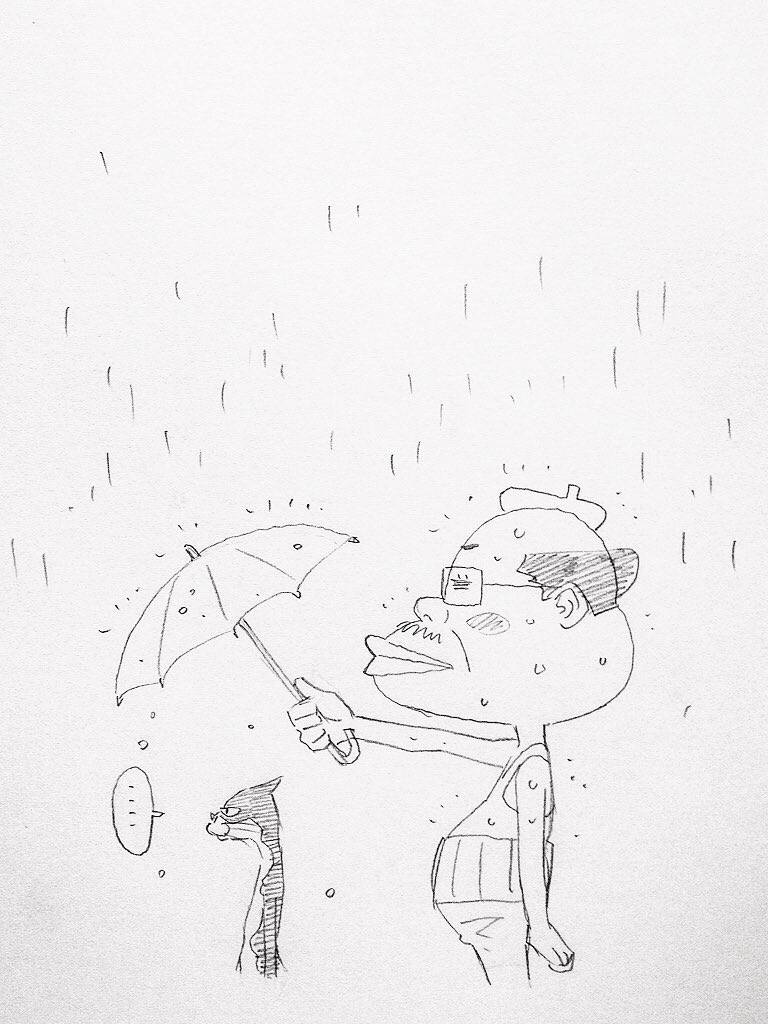 「明日は晴れるよ。 」|窪之内 Eisaku 英策のイラスト