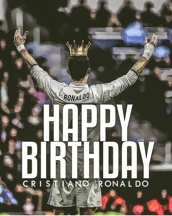 AzazPat58084046's tweet photo. King Turns 32 Today..
#HappyBirthdayCristianoRonaldo 
#king👑
#legend ❤
🎂🎉🎁🎊🎍🎀 https://t.co/jJ7UIoYVUj