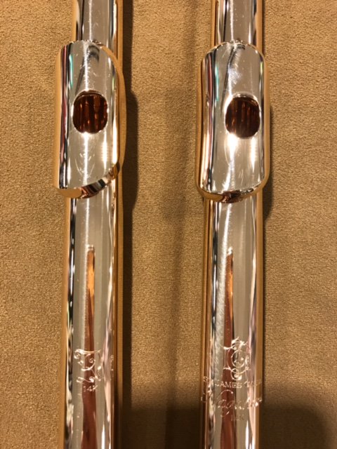 ナガハラ 18K ライザー AG950 頭部管 フルート