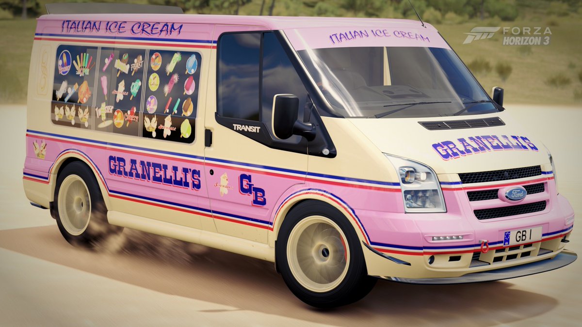 transit ice cream van