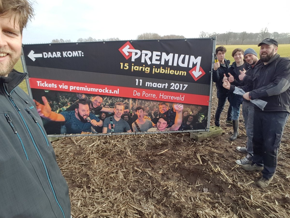 Doekjes 1 en 2 staan! #jubileumfeestpremium