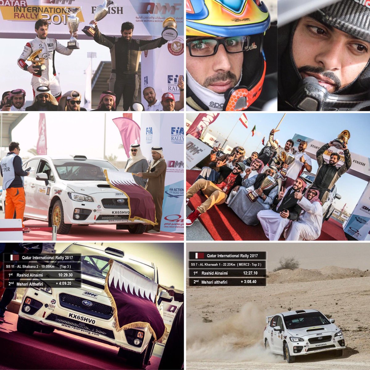 SubaruQatar's tweet photo. RBM Racing with SUBARU WRX STI won Qatar International Rally 2017 🇶🇦

@QMMF_official @RBM_Racing @rbm883 #SubaruQatar #wrxsti https://t.co/tonC3L8hFh
