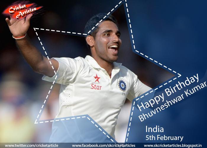 Happy Birthday Bhuvneshwar kumar   