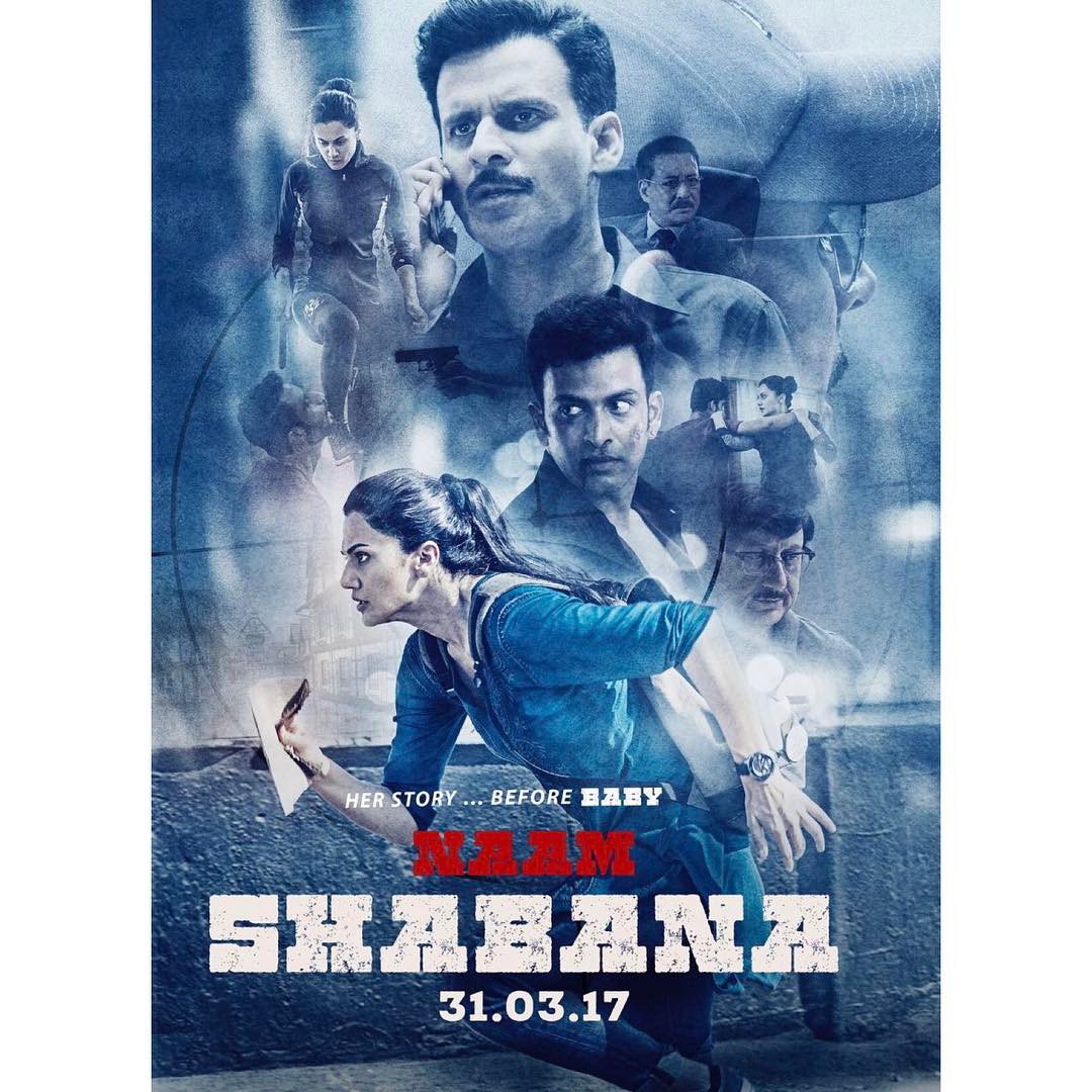 shasinkling's tweet photo. "Naam Shabana" @taapsee 
Poster. Source: https://t.co/5Moe2lazSl starring @BajpayeeManoj  @akshaykumar @PrithviOfficial  #Bollywood #movies https://t.co/zuzKKAmKfn