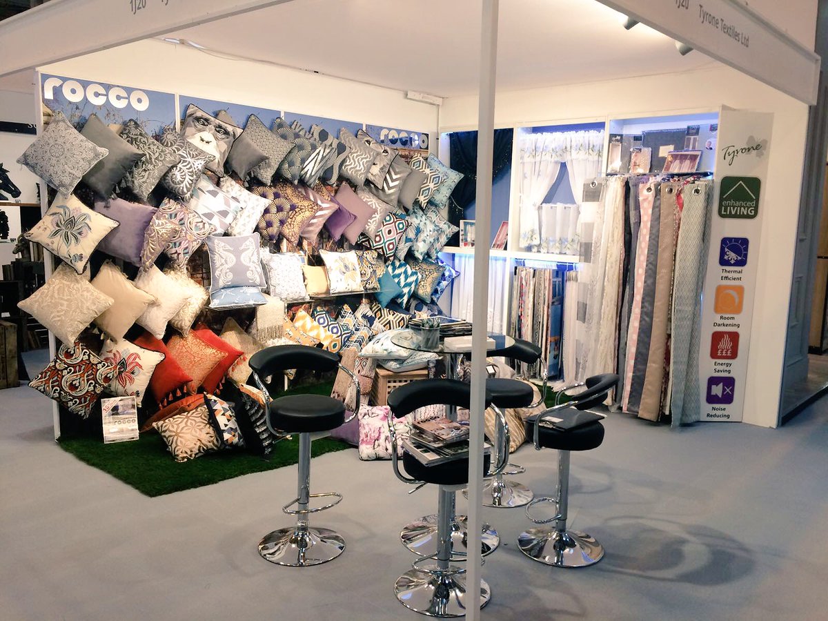 All set for <a href="/SpringAutFair/">Spring & Autumn Fair</a>. See you soon at Hall 1 J20. #SpringFair #exhibition #NEC #Cushions