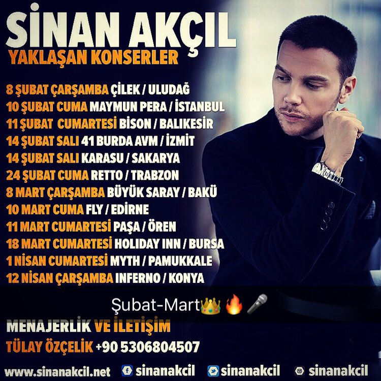 sinanakcil's tweet photo. şubat-mart..🙏🏻senin şehrine de geliyorum..❤aşkla bir gün mutlaka https://t.co/epm8Q8bsgr
