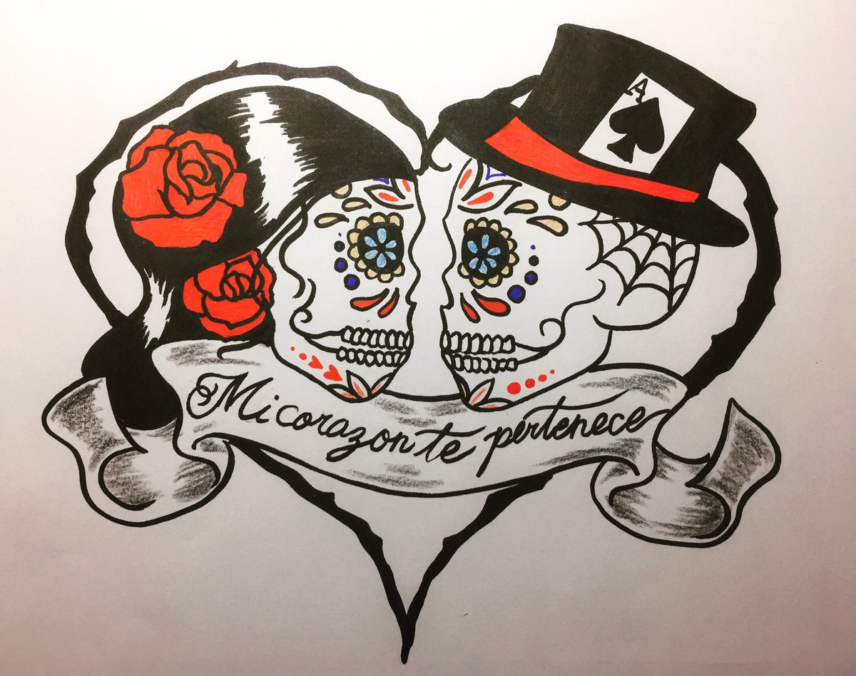 Twitter पर ｔ ｂ Studio 零 メキシカンスカルのデザイン完成 針処 零 Https T Co Nzwk0gzrce タトゥー デザイン Tattoo Design メキシカンスカル Mexicanskull カラベラ Calavera ハート Heart トランプ Trump Https T Co Jrdpi7lm4p