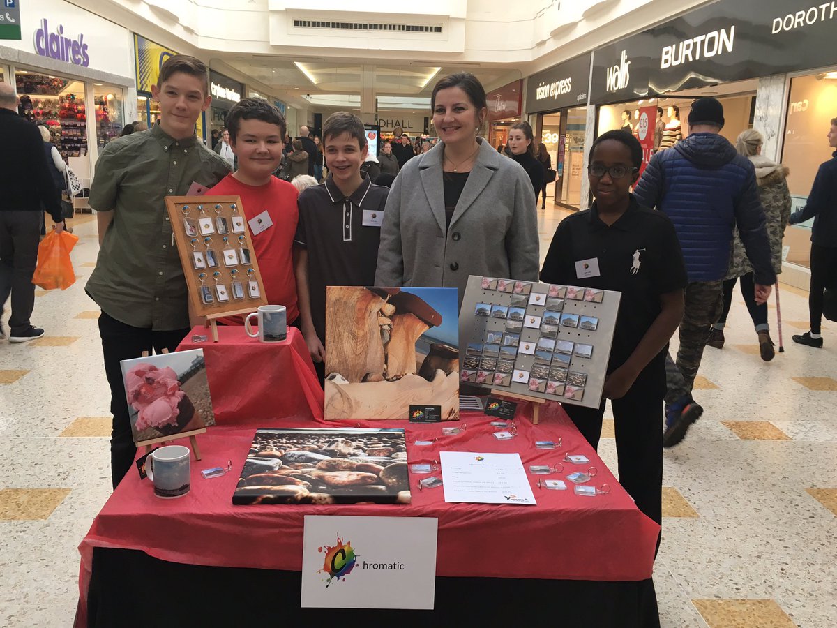 YE_Chromatic's tweet photo. Thank you to @Caroline_Ansell for supporting and purchasing one of our products yesterday at @Arndale_Centre @YE_Eastbourne https://t.co/KCsIKV4SEb