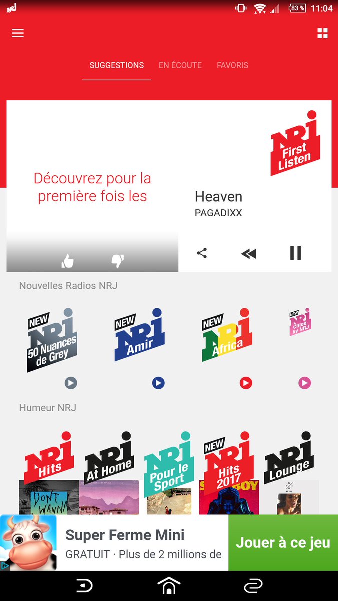 m_rousselet's tweet photo. Heaven de bon matin sur nrj !! J'adore!! 😍
@Paga_w9 @ADIXIA https://t.co/YnI12fbQtp