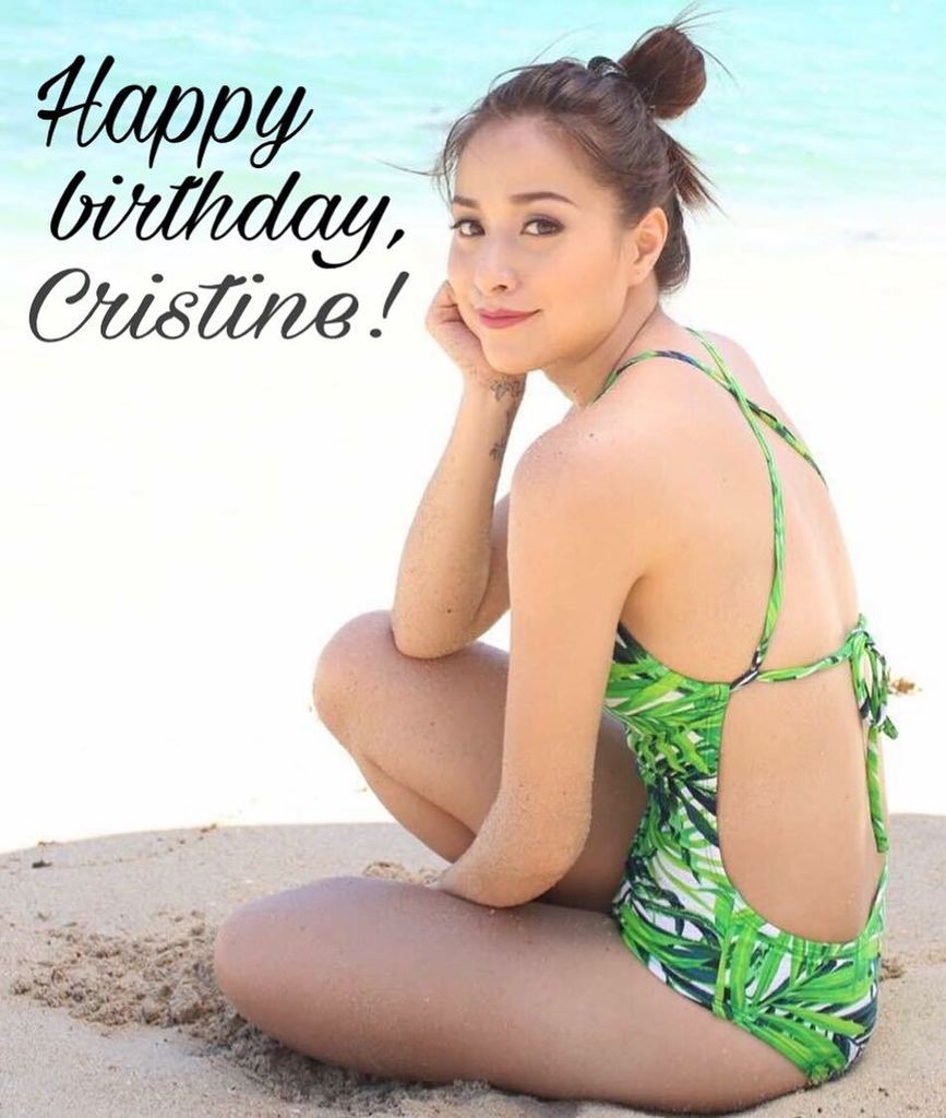 Happy birthday to the gorgeous and talented actress Cristine Reyes!  Much love from your 