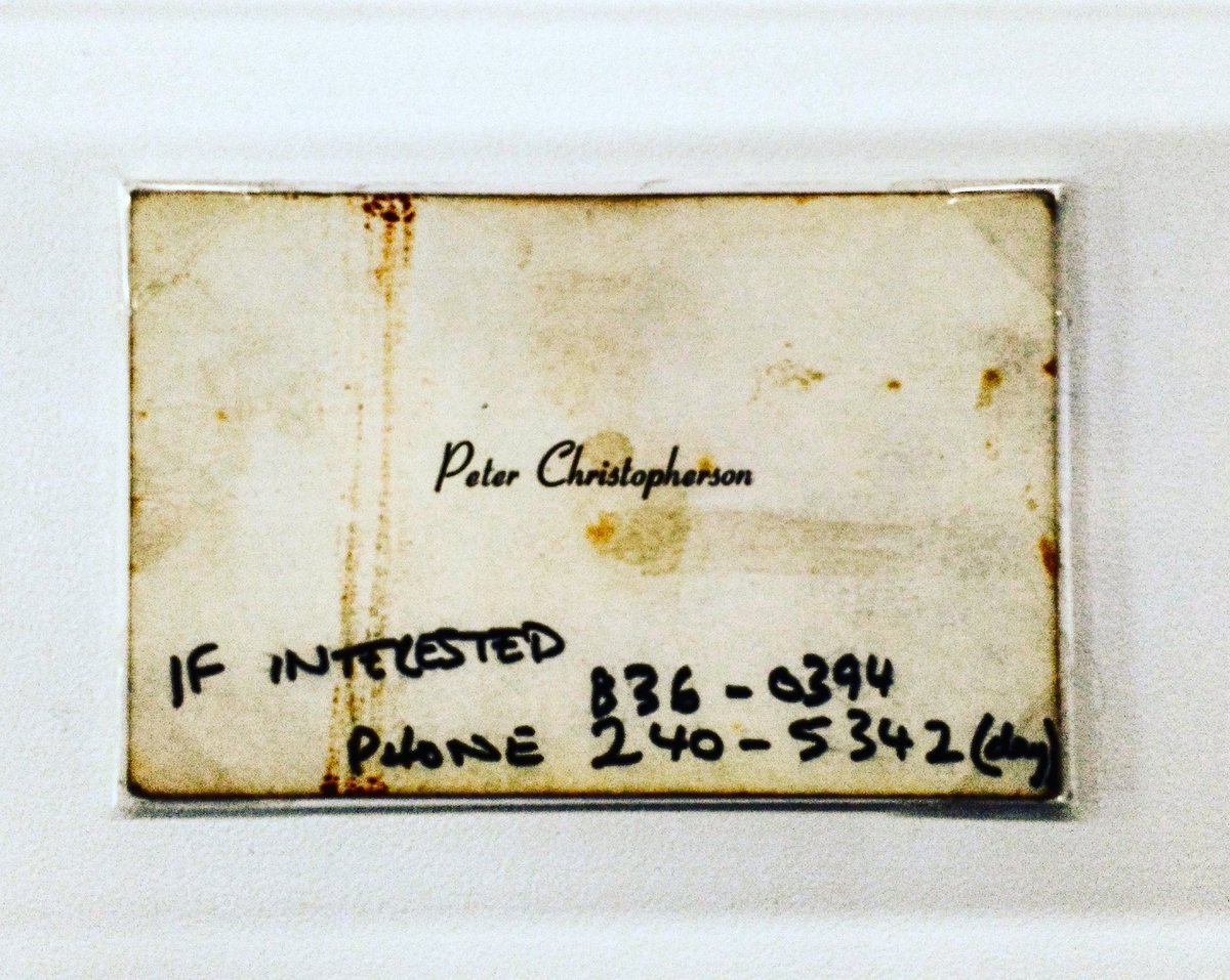oldfog's tweet photo. Get yourself along to @CoumTransmision exhibit in Hull. Sleazy's calling card. @theQuietus  @coseyfannitutti https://t.co/OTqd8diA8I