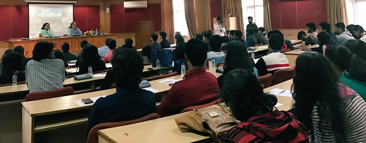 khurshed's tweet photo. In a youth summit at the Hindu College in Delhi with @DineshGhodke https://t.co/ywr8HwAqyq