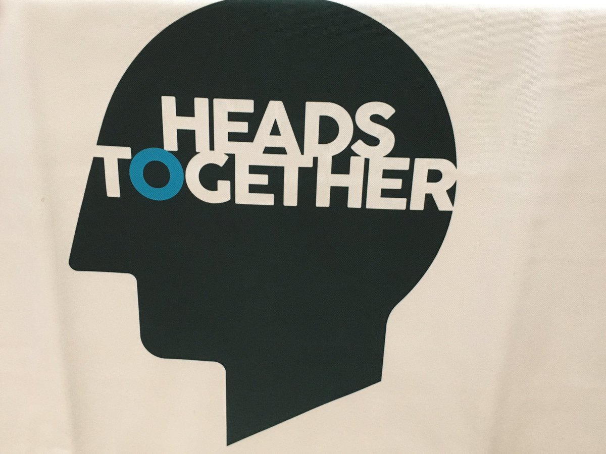 heads_together's tweet photo. The Duke &amp; Duchess and Prince Harry spearhead #headstogether to end the stigma surrounding mental health. Join #TeamHeadsTogether https://t.co/tzN2EcUmtR