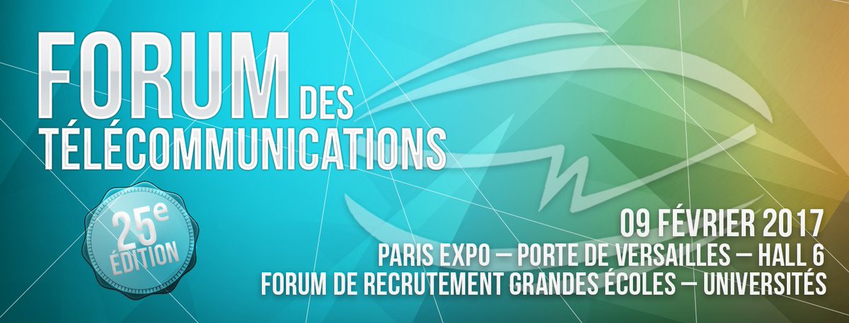 TelecomSudParis's tweet image. Le @ForumTelecoms est dans @JDGE_edicas !
bit.ly/jgeft
RDV le 9/02 avec les étudiants @TelecomSudParis @TelecomPTech @TelecomEM.